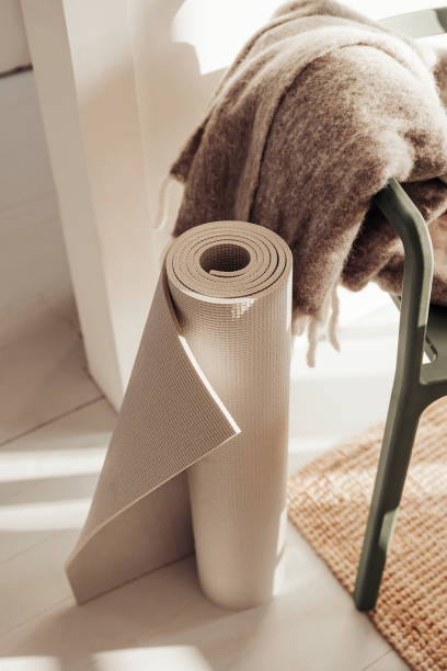 istock Yoga still life indoors a home 1351267940