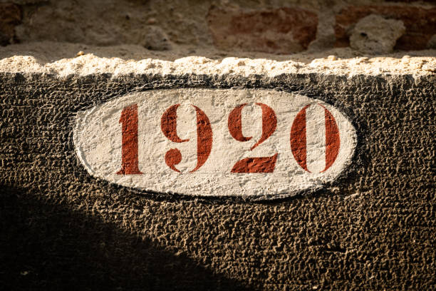 istock Number 1920 on an old house 1351278516