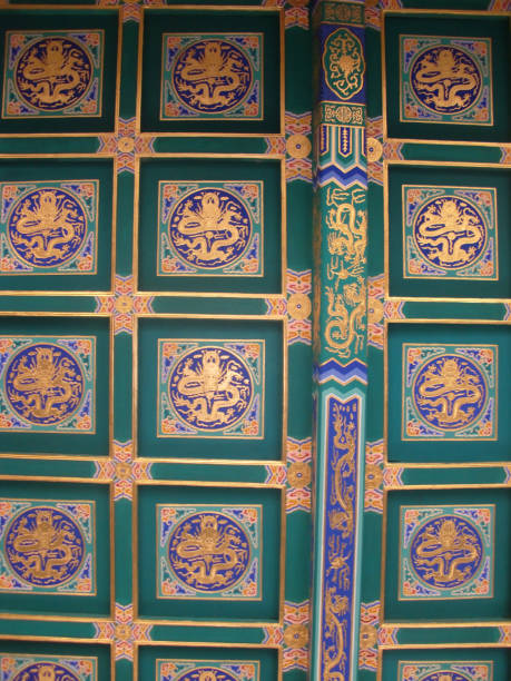 istock Colourful ceiling in the forbidden city 1351280838