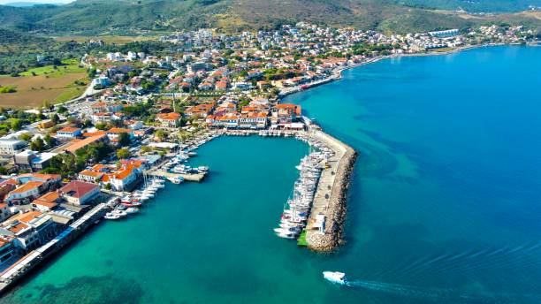 istock Urla iskele aerial view 1351281896