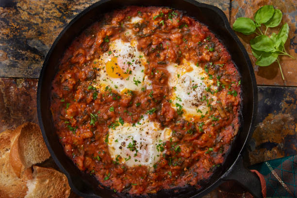 istock Italian Style Eggs in Purgatory 1351283493