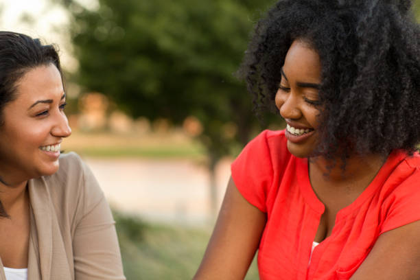 istock Multi-ethnic group of friends laughing. 1351284001
