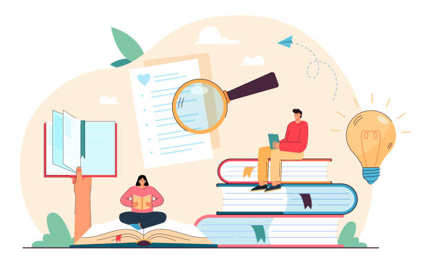 istock Tiny people reading books from list of quality literature 1351285453