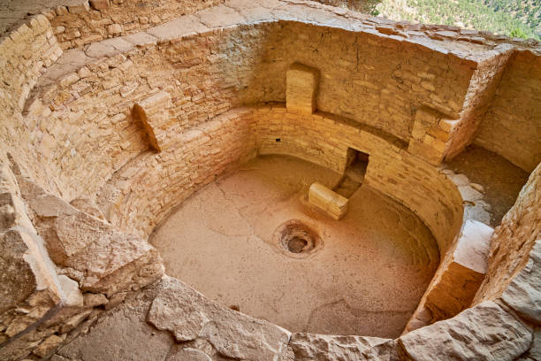 Kiva at Mesa Verda National Park.