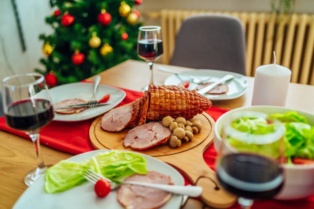 istock Table at a home New Year's party 1351294138
