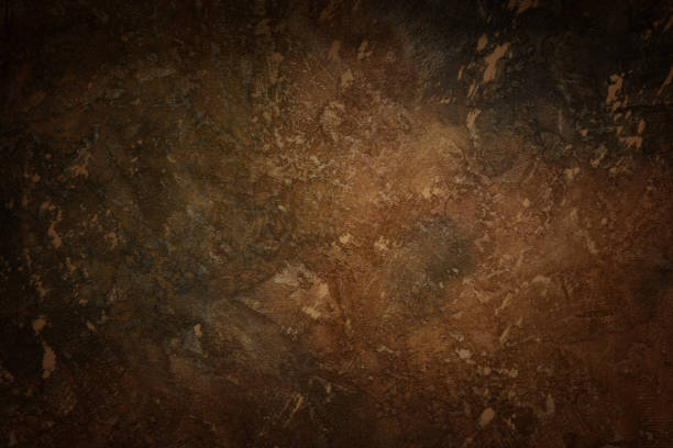 istock Dark brown background. Old grunge background texture Vintage paper.Copy space for text.Vignette 1351313497