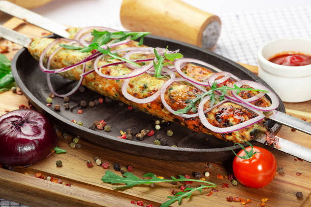istock Kebab. Traditional middle eastern, arabic or mediterranean meat 1351315417