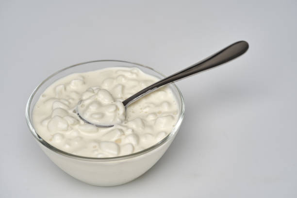 High key bowl of ice cream.