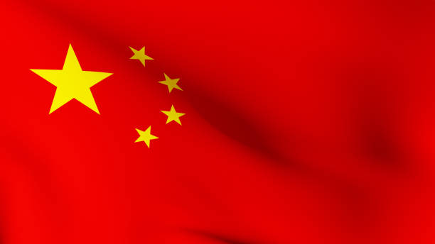 Flag of China, National Flag of the People's Republic of China, Five-starred Red Flag State flag of China waving simple high resolution wavy background texture, closeup, nobody. Chinese nation symbols Flag of China, National Flag of the People's Republic of China, Five-starred Red Flag State flag of China waving simple high resolution wavy background texture, closeup, nobody. Chinese nation symbols chinese communist party stock pictures, royalty-free photos & images