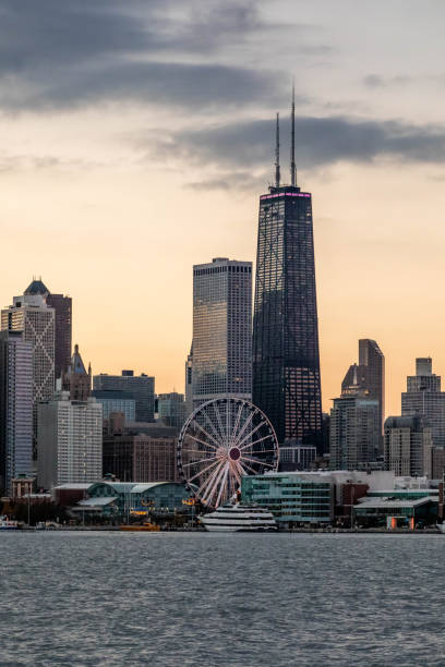 istock Chicago Skyline and Navy Pier 1351336380