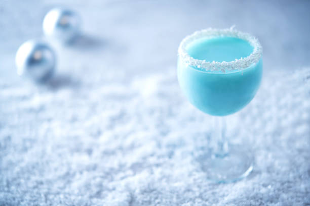 istock Blue Jack frost cocktail in a glass 1351341604