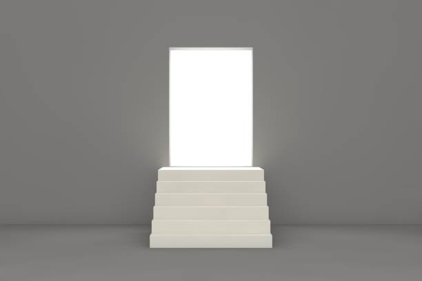 istock Stair leading to an illuminated door 1351342228