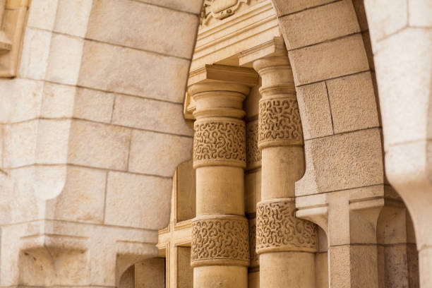 istock Closeup of an Arras city hall facade 1351343873