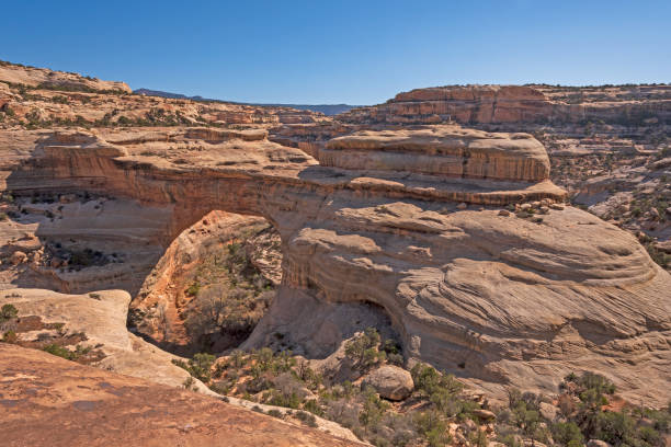 istock Natural Bridge in a Desert Canyon 1351345244
