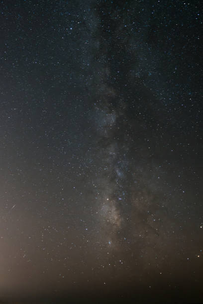 istock Starry night and the Milky Way above the US pacific coast 1351347545