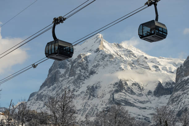 View of the Swiss mountains
