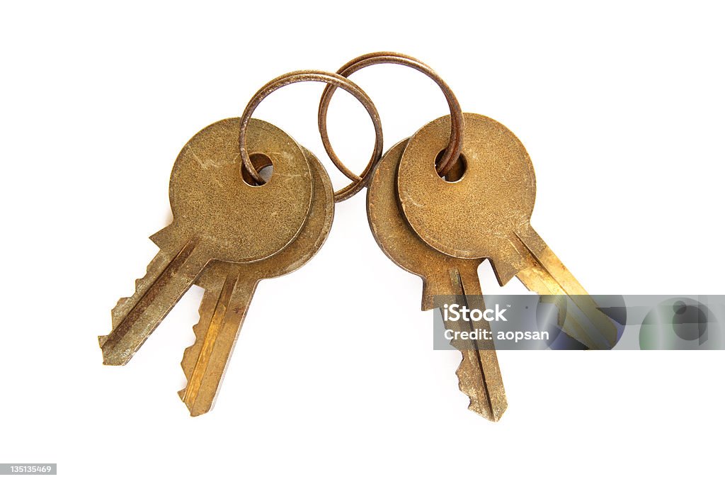 Старый ключ - Стоковые фото Антиквариат роялти-фри