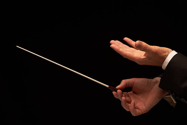 istock Concert conductor hands with baton 135136180