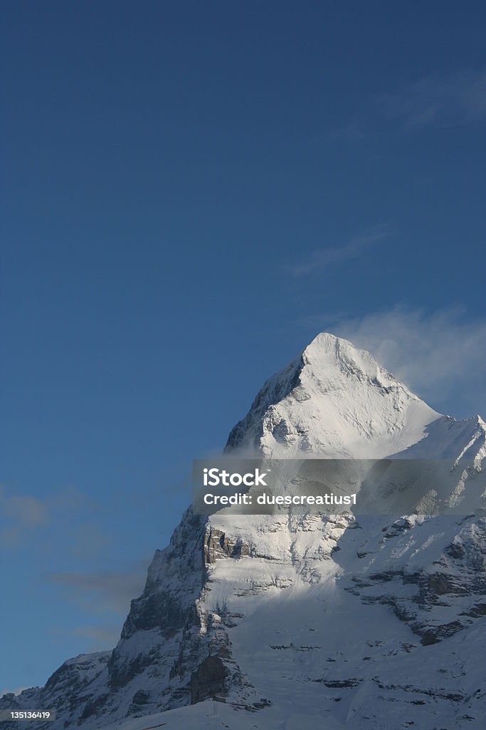 Swiss alps Swiss alps mountain Back Country Skiing Stock Photo