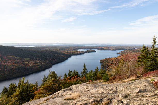 istock Long Pond in Acadia National Park in the Fall 1351366266