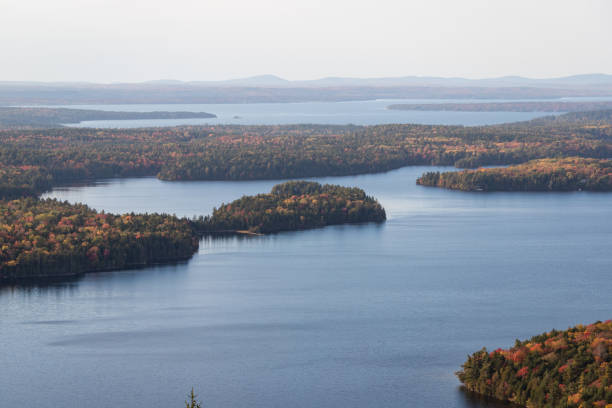 istock Long Pond in Acadia National Park in the Fall 1351366274