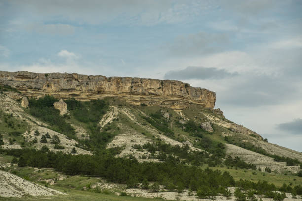 istock Panorama of the steppe landscape. 1351367962