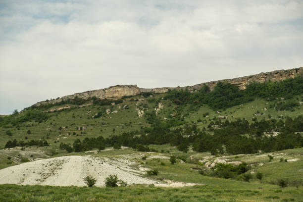 istock Panorama of the steppe landscape. 1351367971
