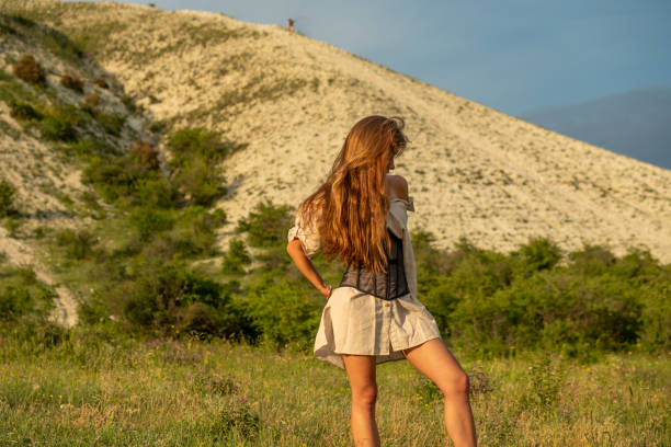 istock Young girl posing in the open air 1351368033