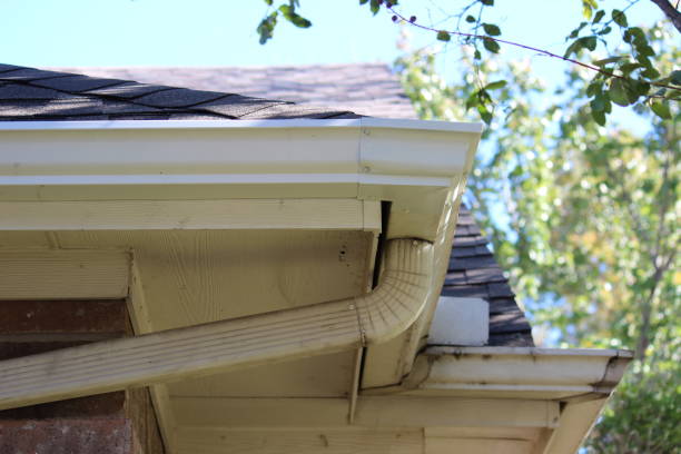 istock Installing gutters in a residential house in North Texas 1351369599