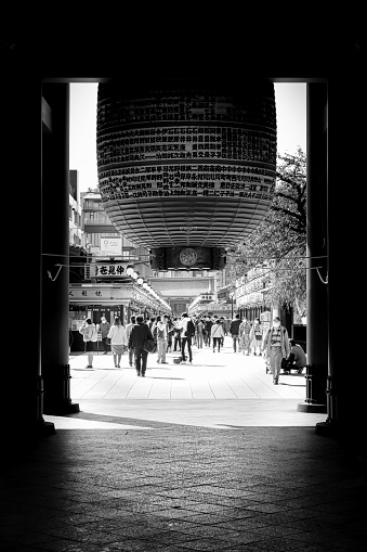 Milan, Italy - April 09, 2024: people walking in gallery Vittorio Emanuele in the center of Milan