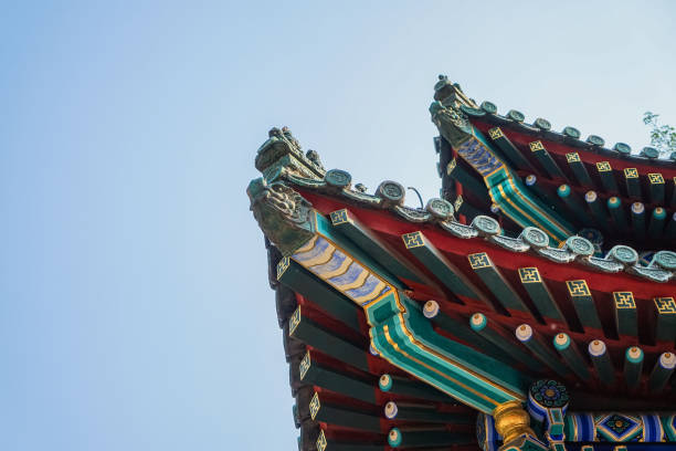 istock The eaves of ancient buildings 1351407701
