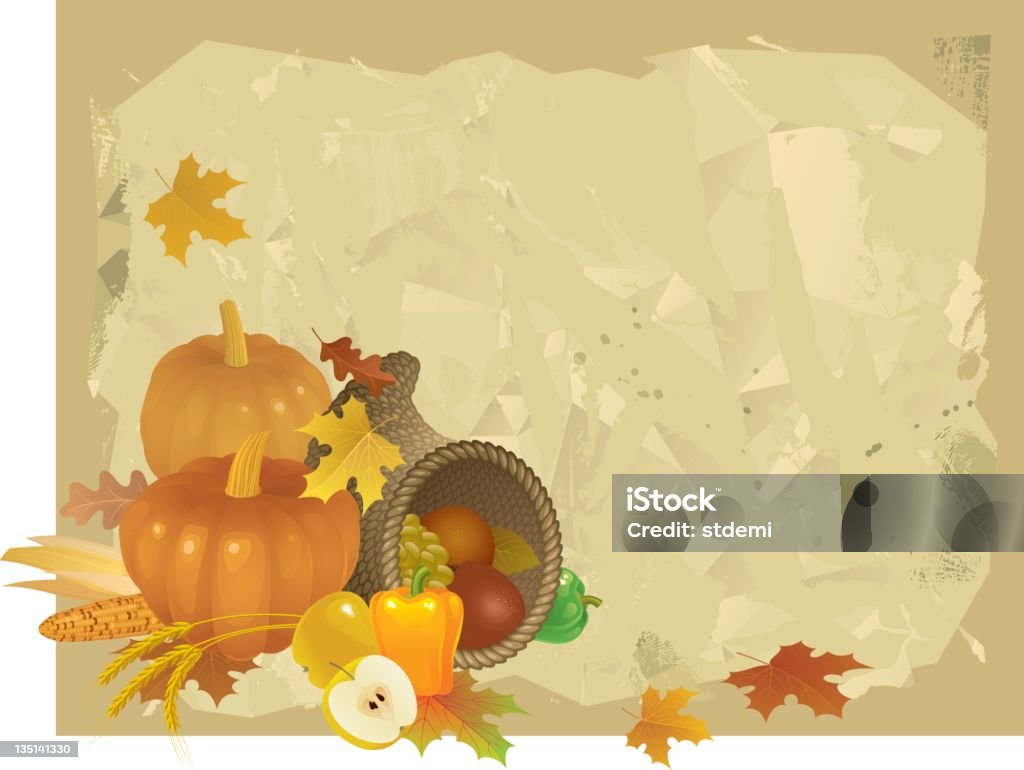 Thanksgiving - Royalty-free Abundância arte vetorial