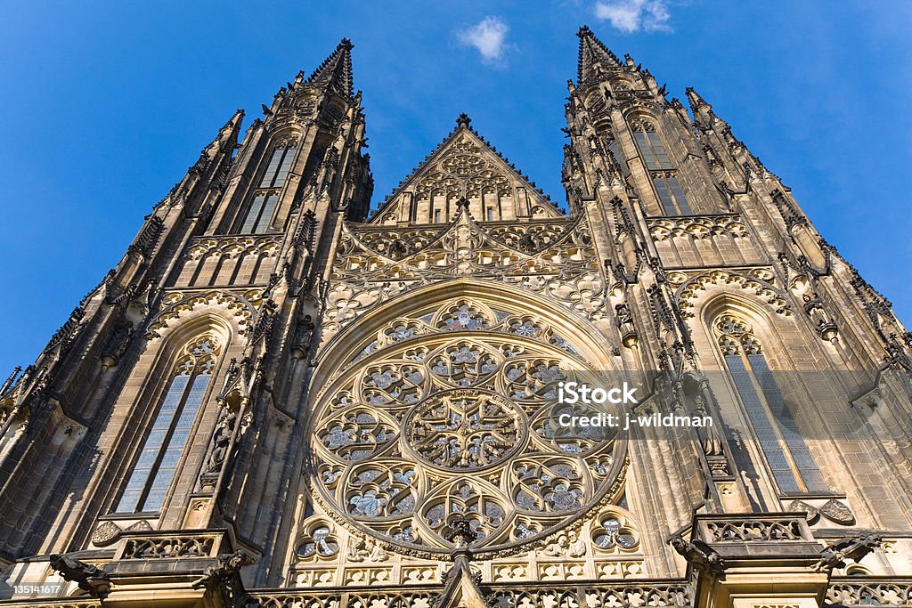 聖ヴィトゥス大聖堂、プラハ,チェコ共和国 - ゴシック様式のロイヤリティフリーストックフォト