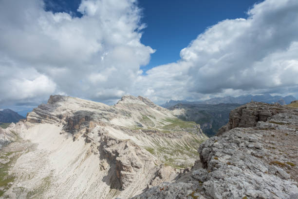 istock panorama from the Val Gardena area in Dolomites (Italy) 1351419647