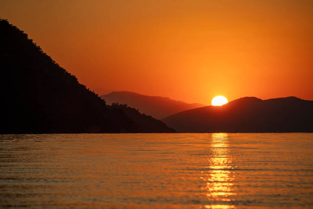 Sunrise over the sea
