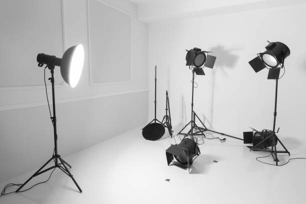 istock Photo studio equipment on white background 1351430796