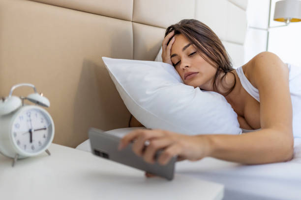 istock Sleepy young woman 1351432623