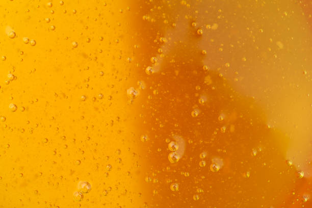 istock Closeup view of fresh honey as background 1351443936
