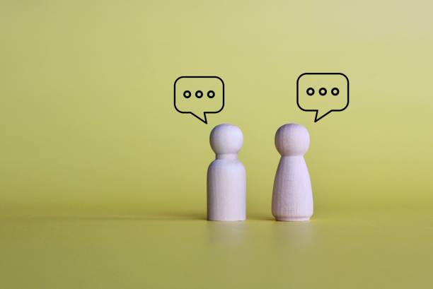 istock Social media interaction and chat concept. 1351445030