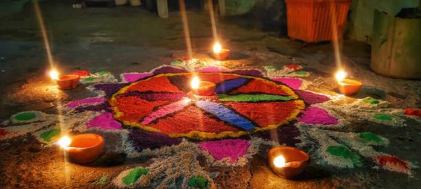 istock Diwali celebration in the city 1351448835