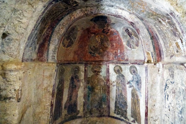 istock Old church Panagia Drossiana 1351450079