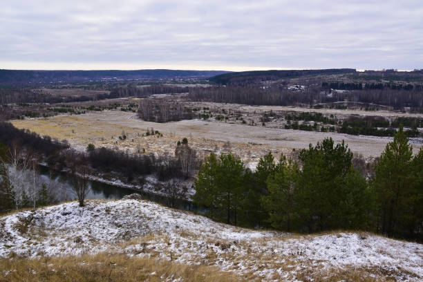 istock Rock outcrops of white gypsum 1351451490