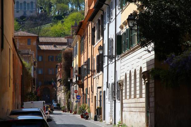 istock Rome street in Trastevere district 1351454546