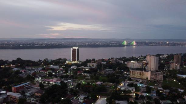 Kinshasa Border Kinshasa / Brazzaville kinshasa stock pictures, royalty-free photos & images