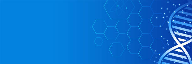 istock Abstract medical banner background. Template design with concept and idea for healthcare technology, innovation medicine, health, science and research. Medical pattern website header or web banner 1351456752