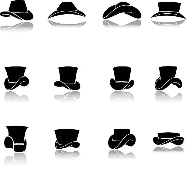 Vector illustration of Classic Hat and Cap