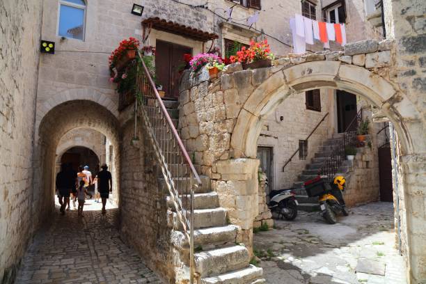 Streets of Trogir old town