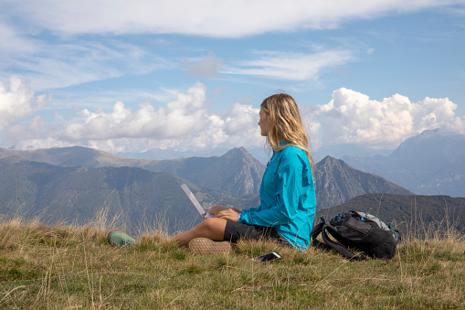 In the European Alps, in autumn