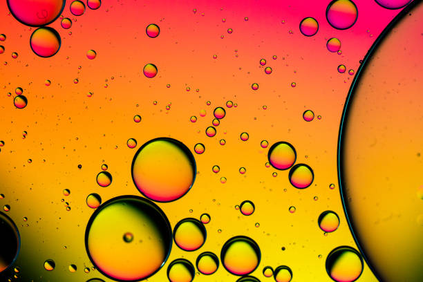 istock Macro oil and water multi colored abstract background 1351466247