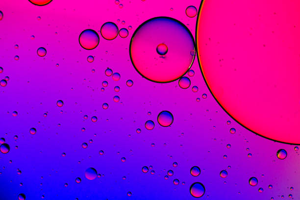 istock Macro oil and water multi colored abstract background 1351466386